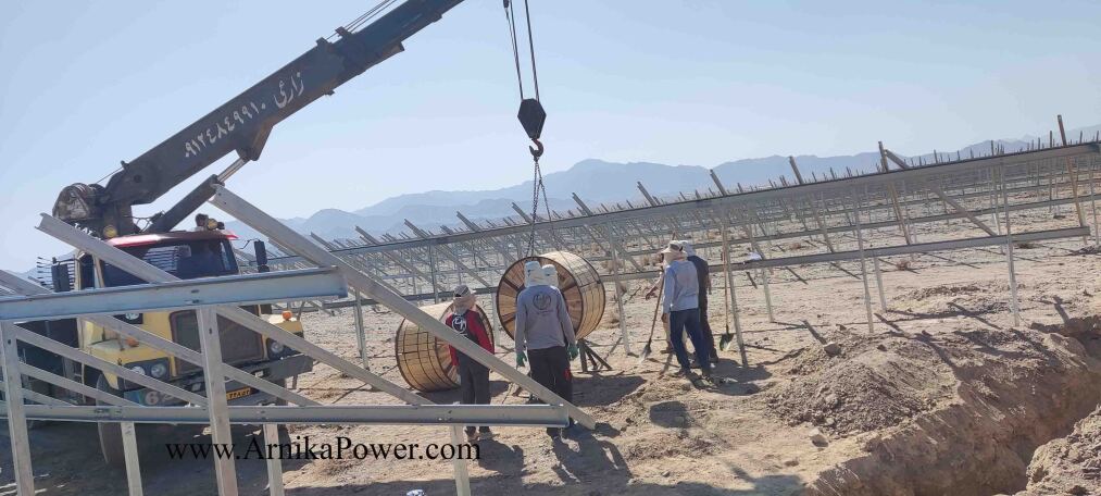 نیروگاه خورشیدی شهرک صنعتی اردستان